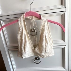 Cream bralette never worn